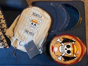🏍️ Bilmola One Piece Luffy Motorcycle Helmet For Sale 🏍️