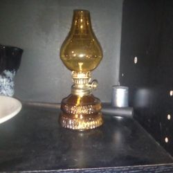 Vntg Small Oil Lamp
