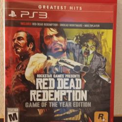Red Dead Redemption: Game of the Year Edition (PS3) – Complete with Map (Single Disc)