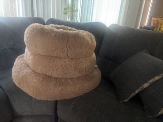 Round Fluffy Pet Beds - 3