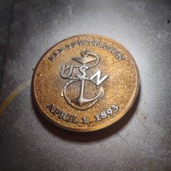 USS Navy Challenge Coin
