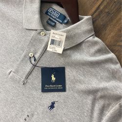 Grey Ralph Lauren Polo Shirt