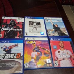 Ps5 And Ps4 Games 