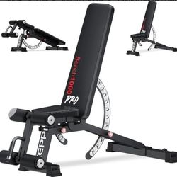 WEIGHT BENCH (KEPPI) HEAVY DUTY 1200LB NEW IN BOX! 2 LEFT
BANCA DE EJERCICIO! 1200LB NUEVA EN CAJA!