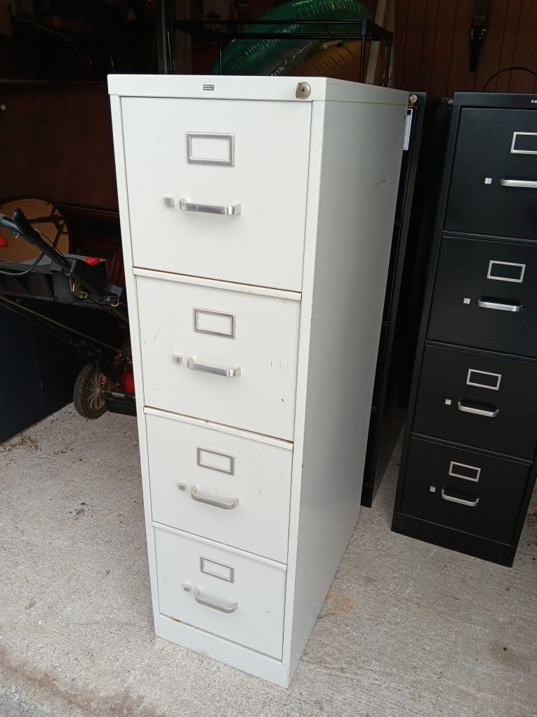 Tall 4 Drawer Metal File Cabinets
