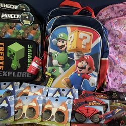New! Kids, Backpacks And Sunglasses