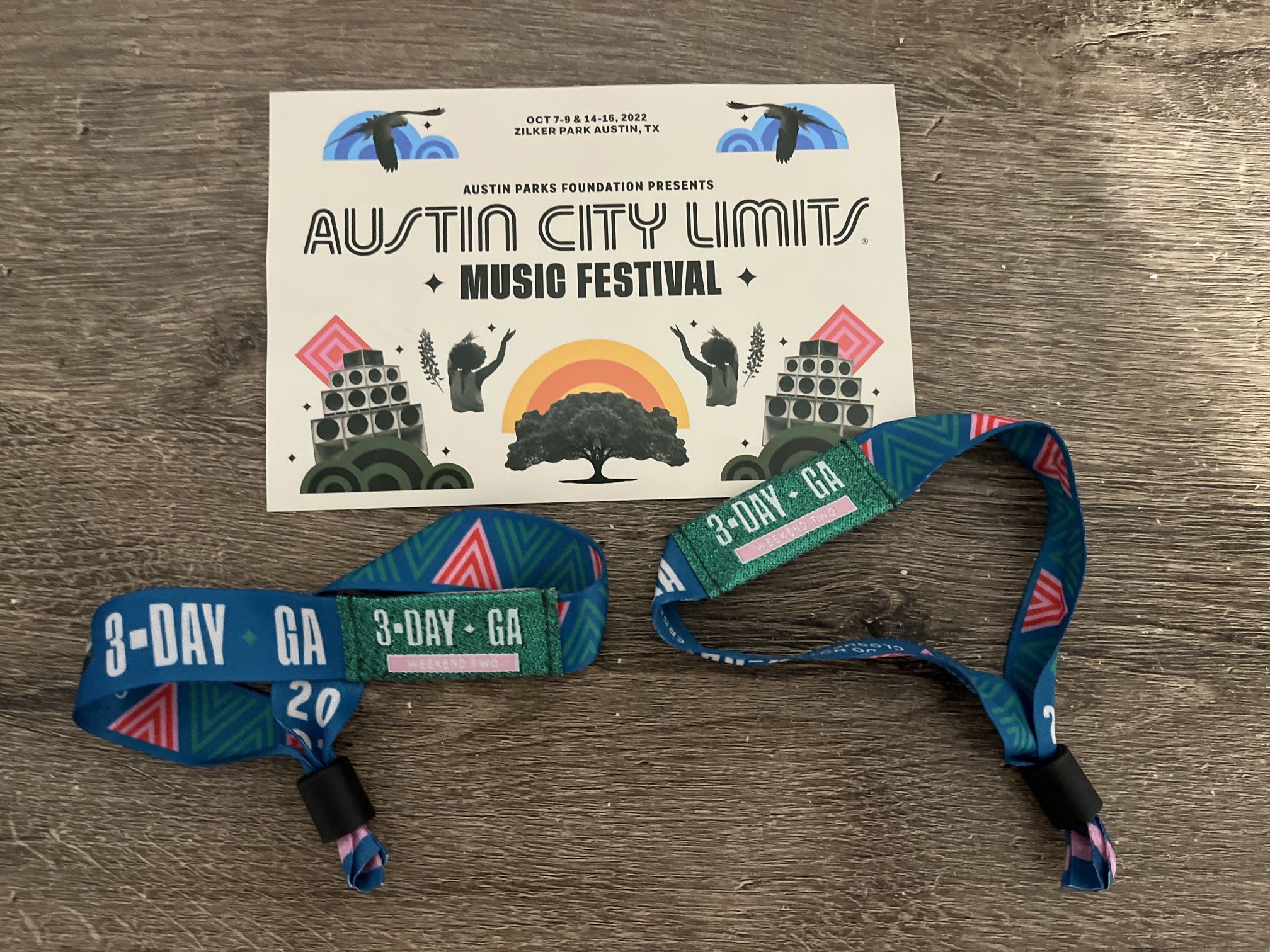 Austin City Limits Weekend 2, 2x 3-Day Passes