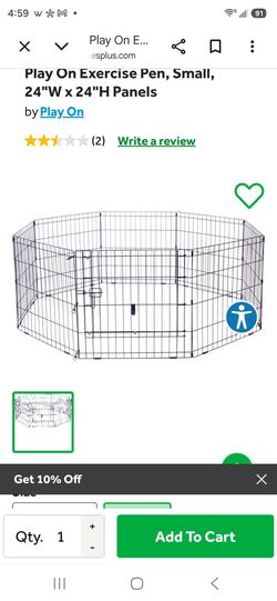 Pet playpen. 16 linear feet
