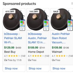 BobSweep Automatic Vacuum And Floor Washer