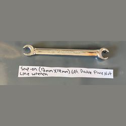 Snap-On (13mm x 14mm) 6 Pt. Double Flare Nut Line Wrench