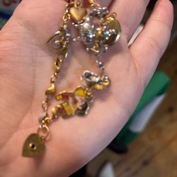 Golden Charm Bracelet 