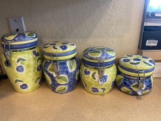 Catalina Brand Ceramic Canister Set