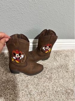 Toddler Mickey cowboy boots