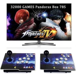  RegiisJoy 32000 in 1 Pandoras Box 78S Retro Arcade Game Console, 4 Player 3D Magical Modified Game, Search Save Delete Cheat Function, Favorite List,