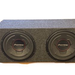 Pioneer 12” Subwoofers + GM-D9705 Amp – Complete Ready-to-Install Bass Setup
