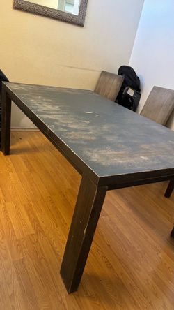 Wood Squared table