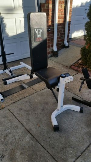Body Vision Squat Rack With Lat Att And Adjustable Fid Weight
