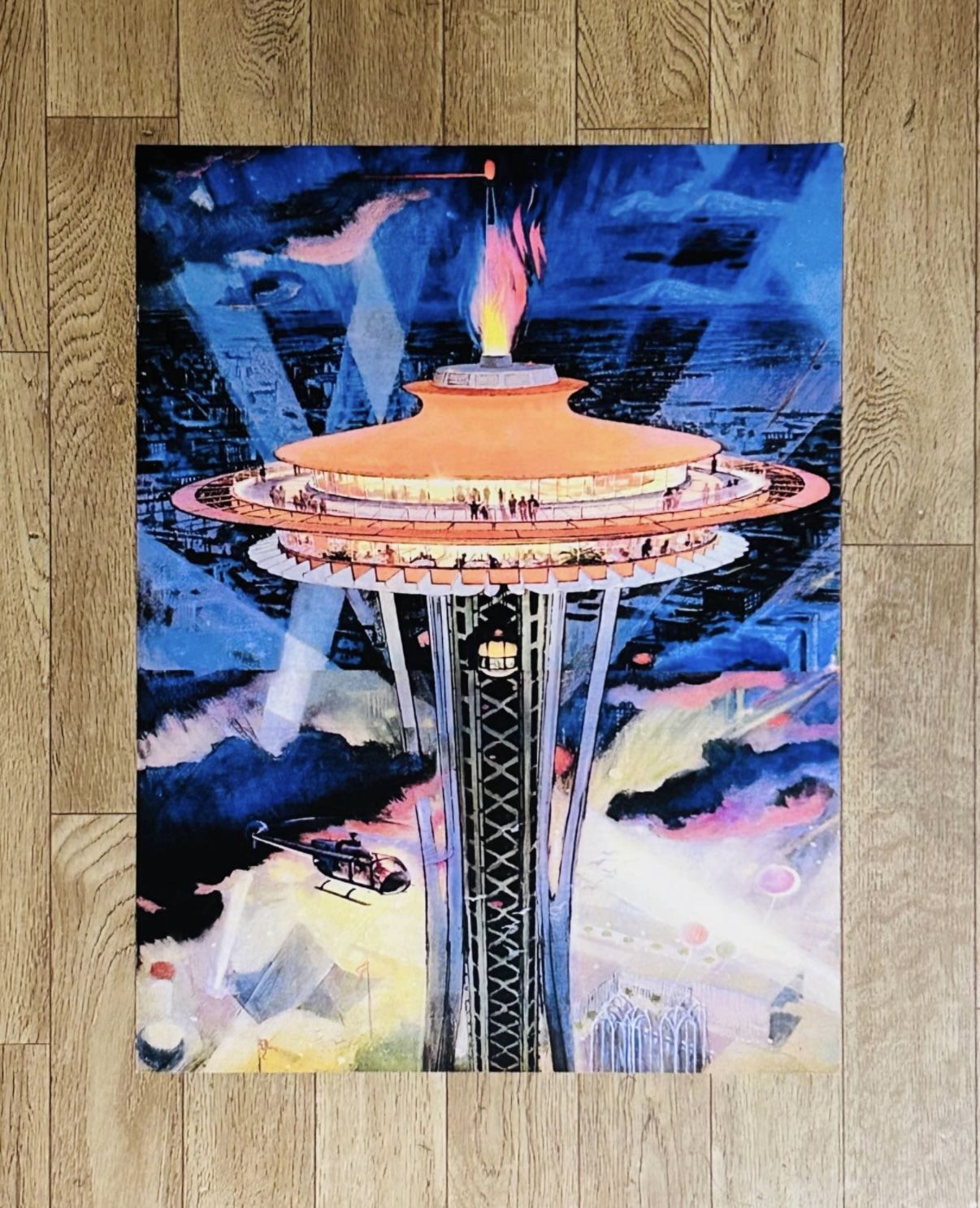 Seattle Space Needle Poster - 12” X 16” - New 