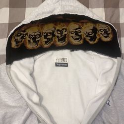 Supreme MM6 Maison Margiela Zip Up Hoodie Size Medium 