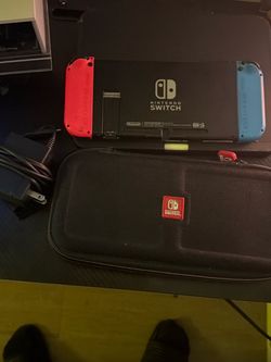 Nintendo Switch with Carrying Case and Charger