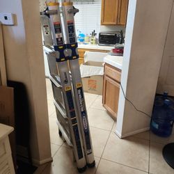 Werner

5 in 1 Multi Position Pro 26 ft. Reach Aluminum Adjustable Multi Position Ladder, 375 lb. Load Capacity Type IAA Duty