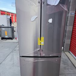 27 cu. ft. French Door Refrigerator – Stainless Steel | ENERGY STAR | Clean & Fully Working