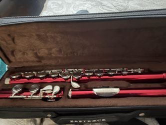 Eastrock Red Flute with Case