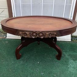 Victorian Mahogany Wood Coffee Table