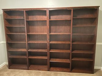 Oak bookcases (2)