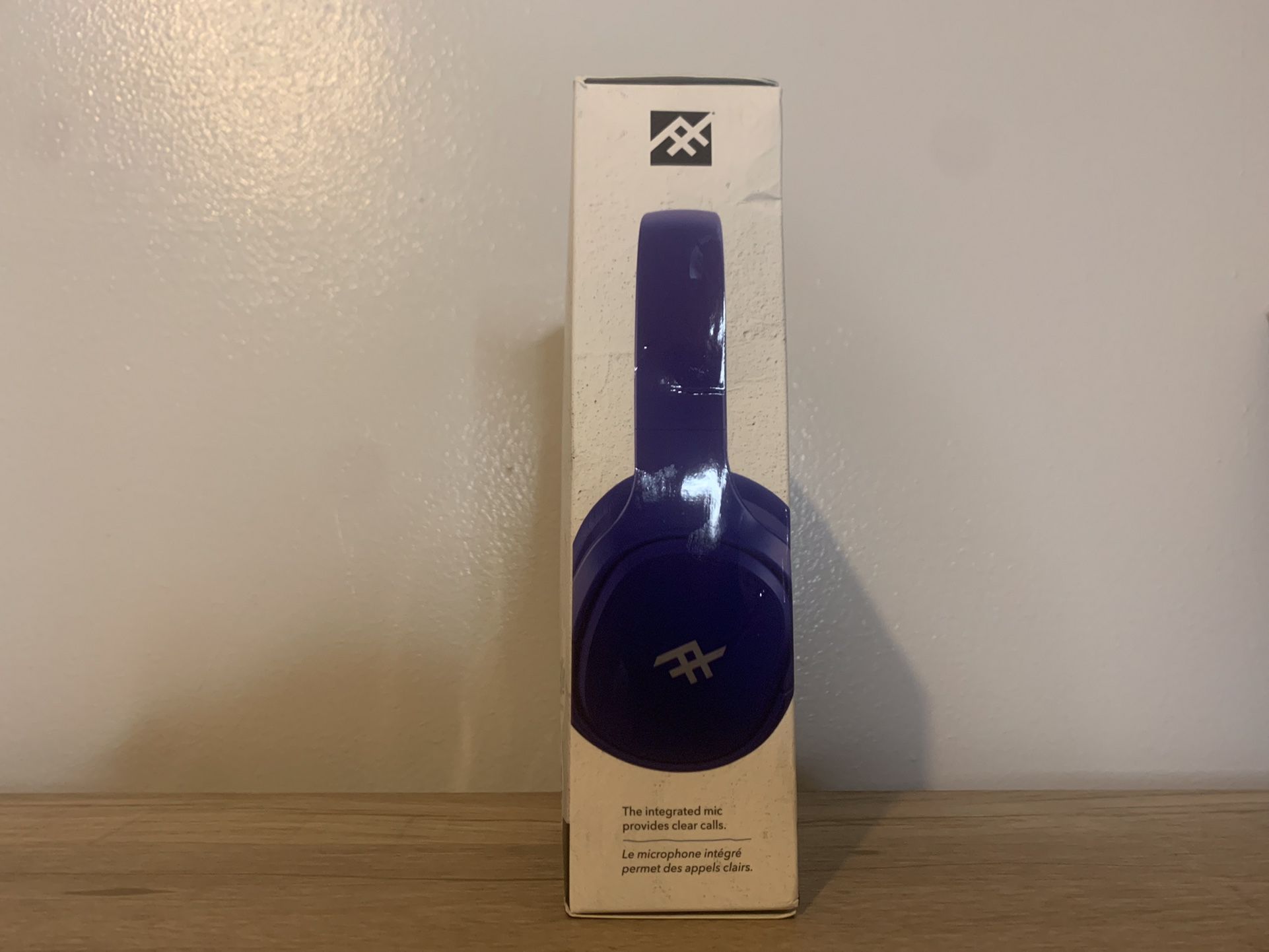 iFrogz AIRTIME VIBE Wireless On-Ear Headphones with Noise-Canceling - Blue