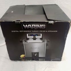 WARING Digital Rotisserie Turkey Fryer & Steamer **NEGOTIABLE**