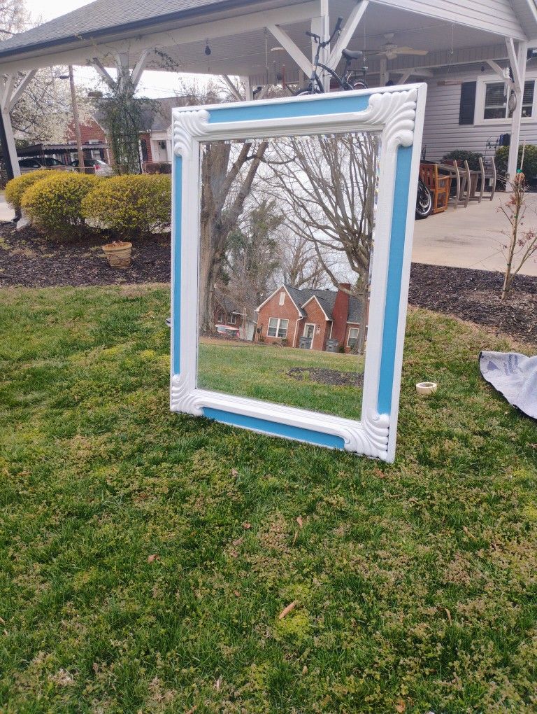 Large Antique Mirror
