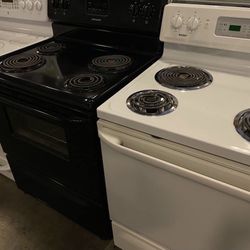 Ranges On Sale Electric Glass and Coil Top Range Stove with Warranty 