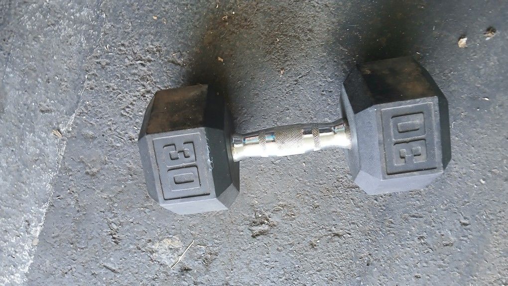 Rubber Hex Dumbbell Hand Weight