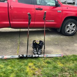 Snow, Skis And Boots