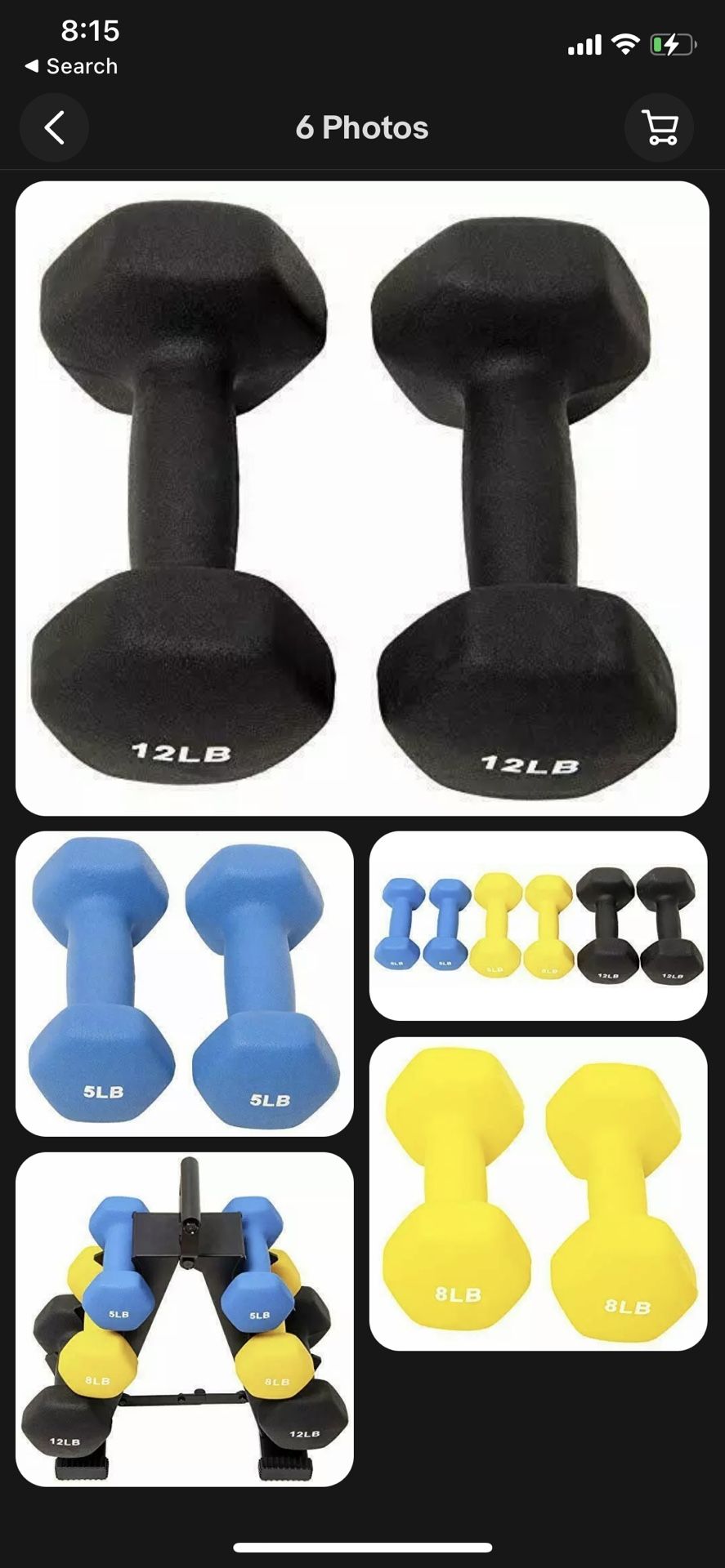 Dumbbell Set With Rack