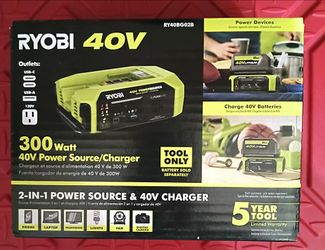 Ryobi 40 volt 300 w power source
