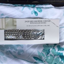 Shower Curtain And Rod