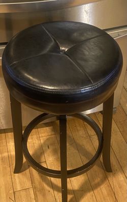 Leather Swivel Bar Stool