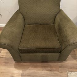 Moss Couch With Matching Chair 