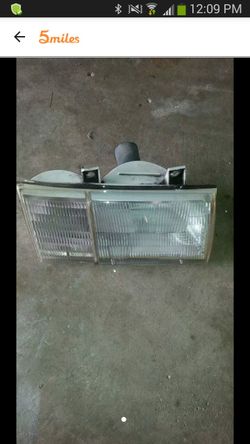 1989-91 mercury sable right side headlight
