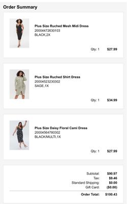 Forever 21 1x Dresses NWT