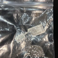 New Macy’s Italian Sterling Silver Cuban Chain Bracelet – 5.35mm – 8.5” – NWT