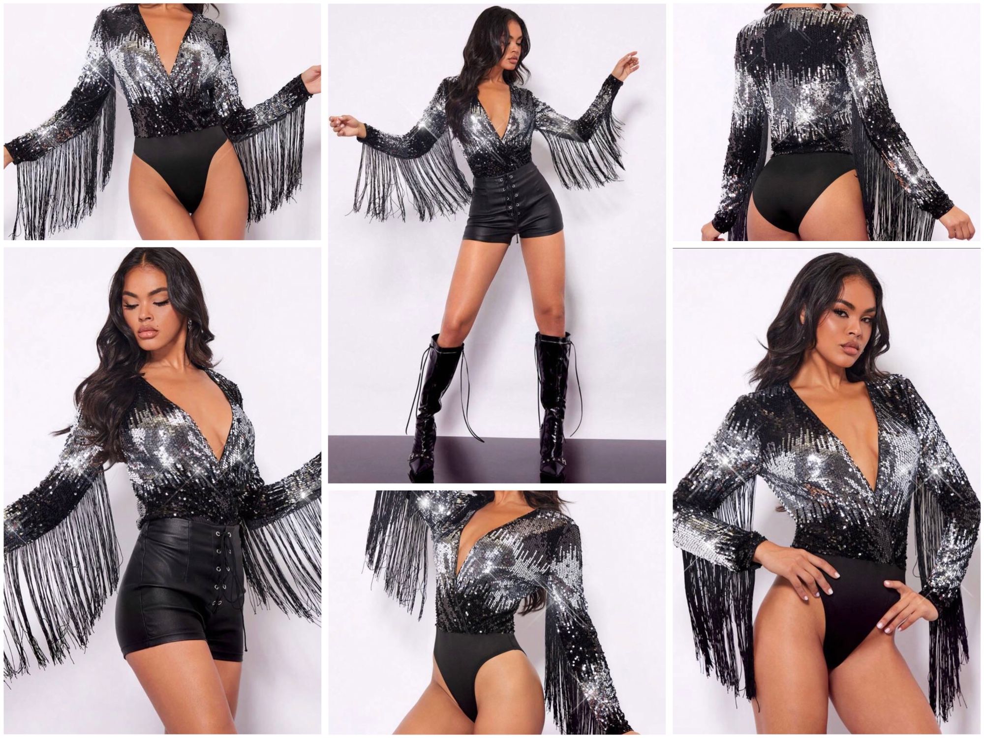 Western | Boho | Stagecoach | Beyoncé | Vaquera | Cowgirl Fringe Sequence One Piece