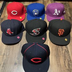 Fitted hats size 7 1/2. new era and 1 pc. american needle