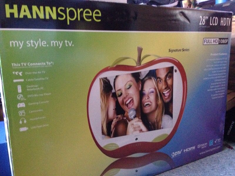 Hannspree 28" LCD TV Apple shaped