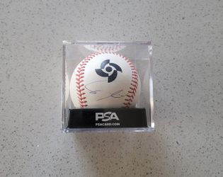 Yu Darvish Signed 2023 World Baseball Classic Baseball Team Japan Autograph PSA