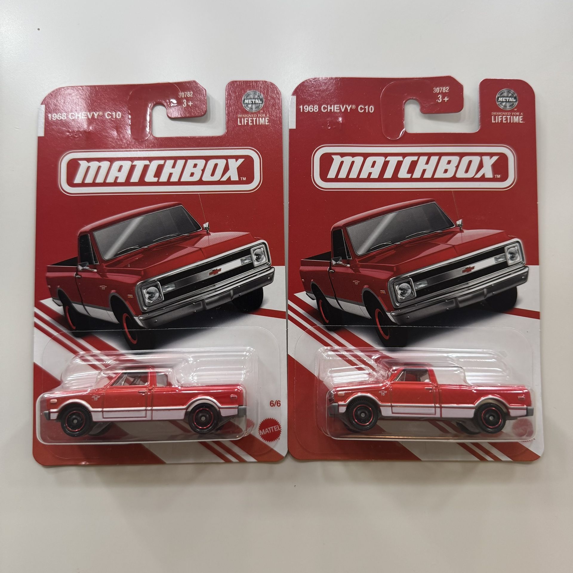2025 Matchbox Target Red Edition Exclusive 1968 Chevy C10 Truck Lot of 2