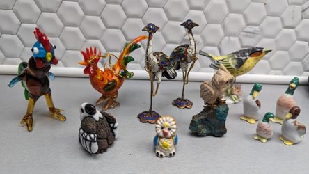 Vintage bird lot 