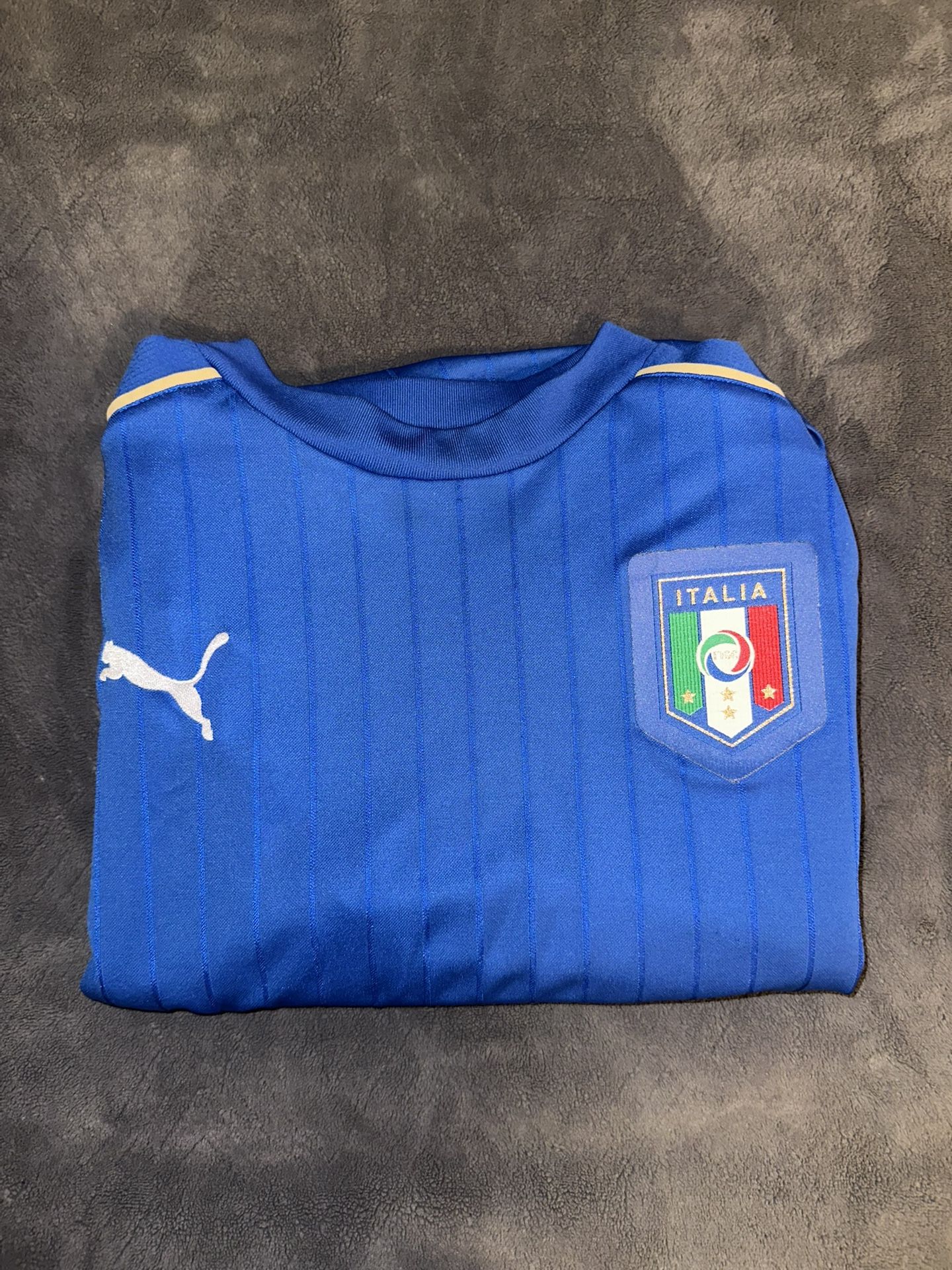 Italy Puma Home Long Sleeve Soccer Jersey